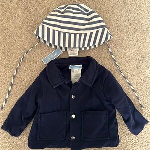Jacardi Paris 6mo baby jacket and hat